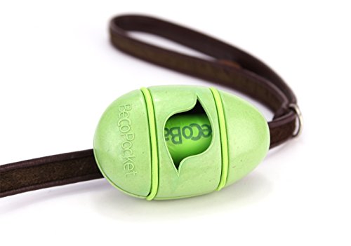 Beco Pets Beco, Bamboo Dog Poop Bag Dispenser, Non Slip Bungee Fitting, Green - Image 3