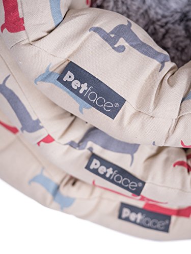 Dog Deli by Petface Pattern Oval Bed - Image 6